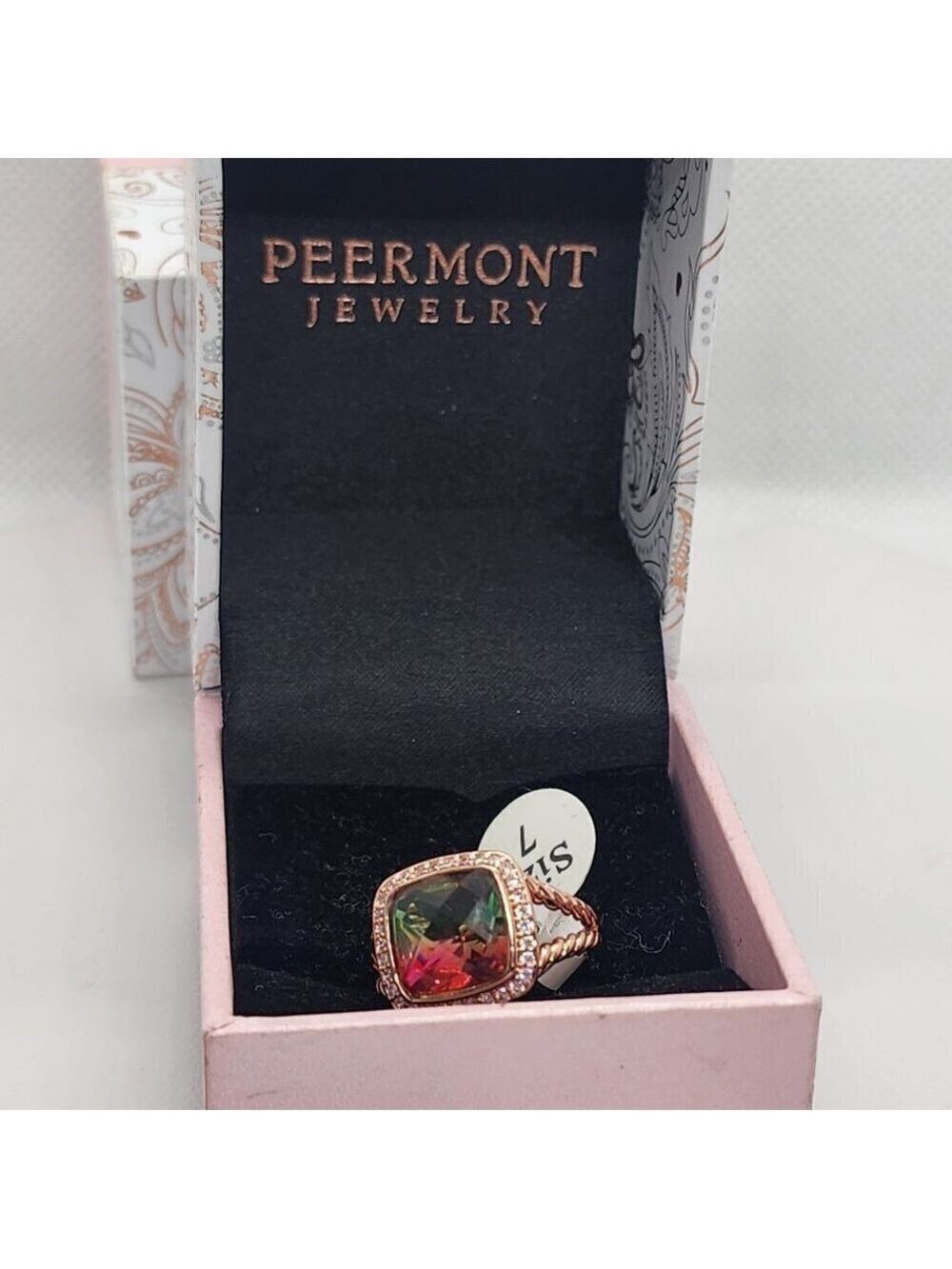 Brand New Peermont Multi Color Gemstone Ring